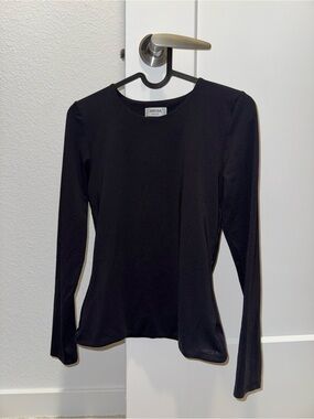 Aritzia Original Contour Splendid Crew Longsleeve black